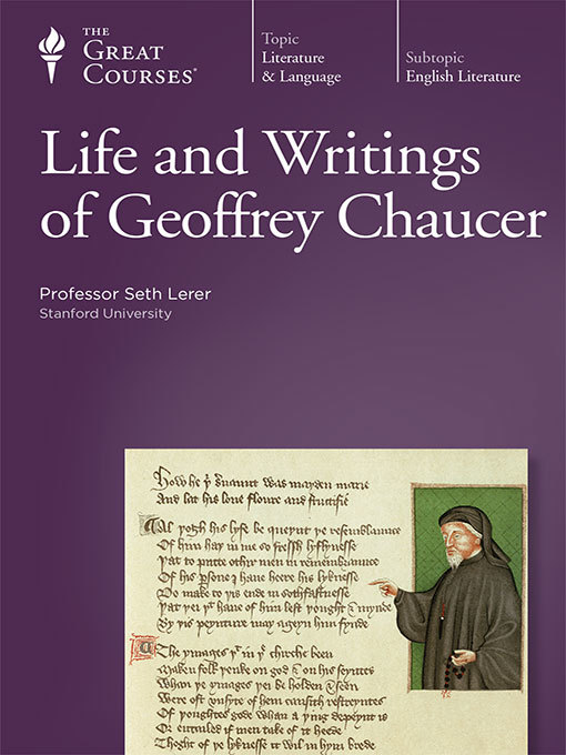 Title details for The Life and Writings of Geoffrey Chaucer by Seth Lerer - Wait list